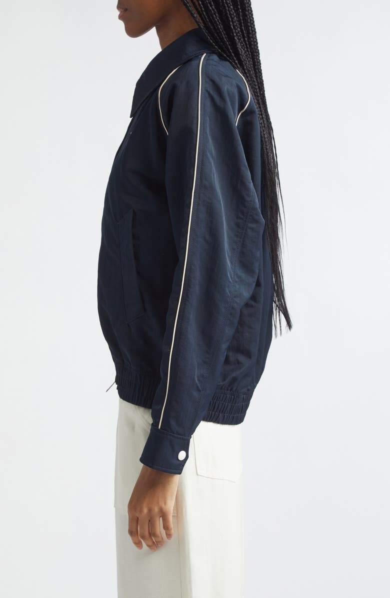 Wales Bonner Guide Nylon Track Jacket, Alternate, color, Navy