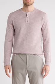 Vince Heather Double Face Henley