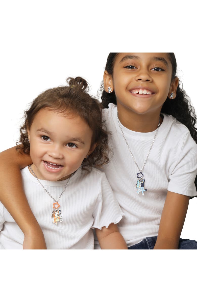 BLUEY BFF Pendant Necklace Set with Star and Charm Tags, Alternate, color, Multicolor