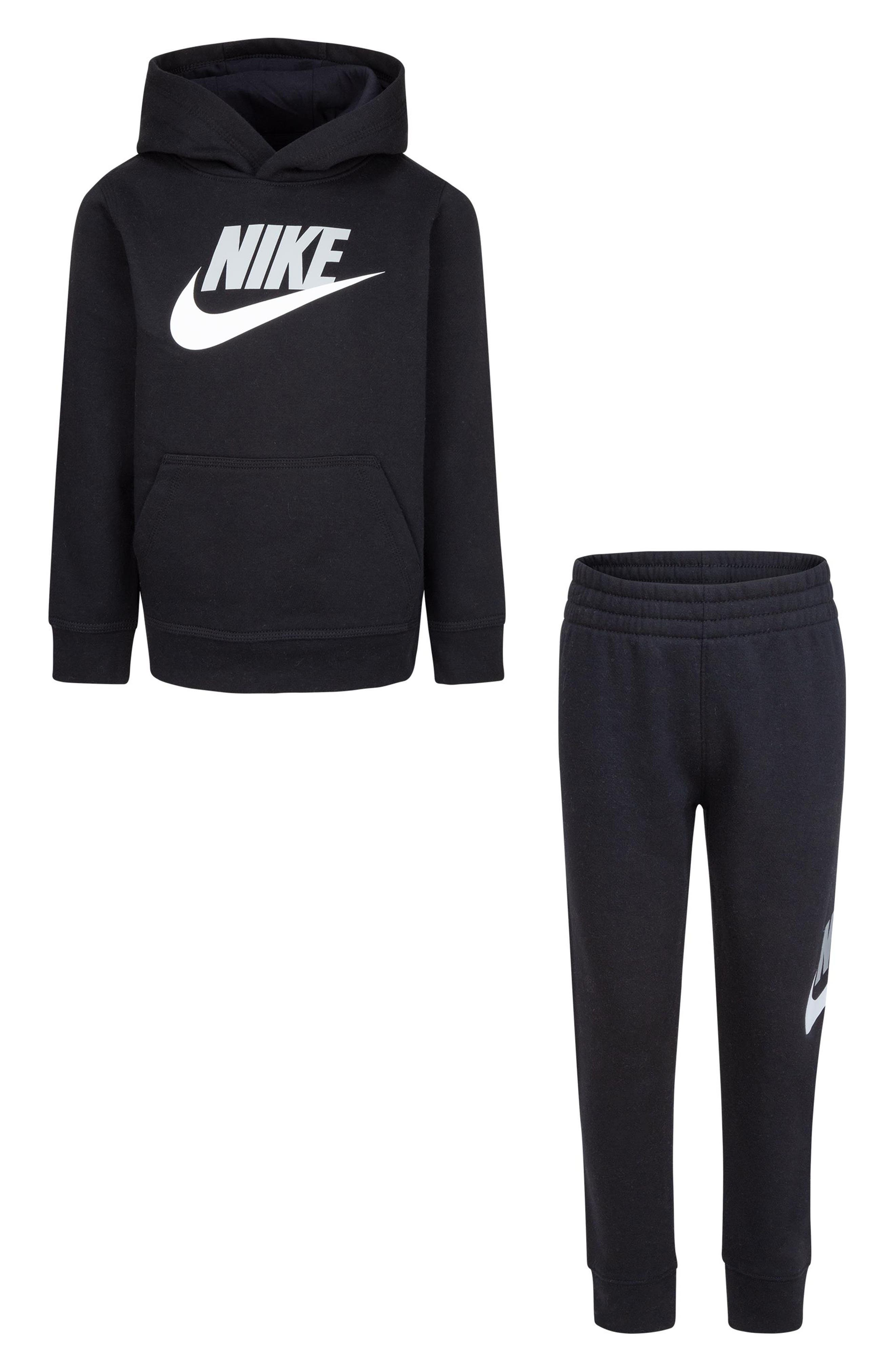 Club Logo Print Pullover Hoodie & Joggers Set