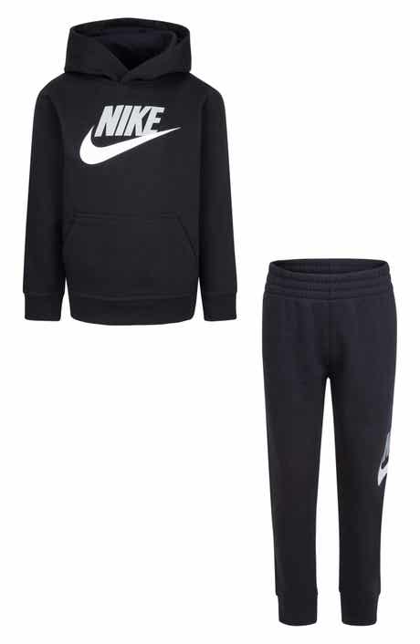 Club Logo Print Pullover Hoodie & Joggers Set