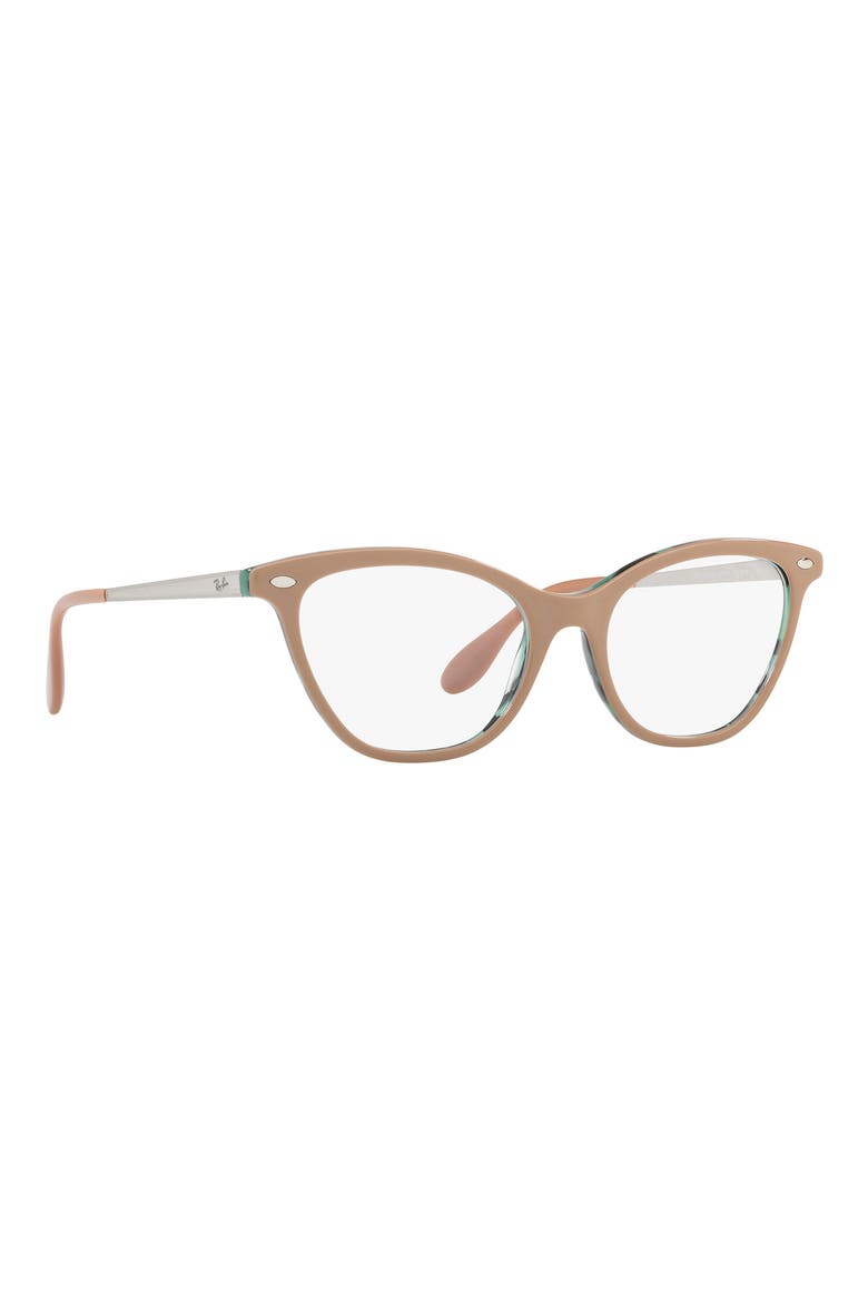 54mm Butterfly Optical Glasses, Alternate, color, BEIGE TORT