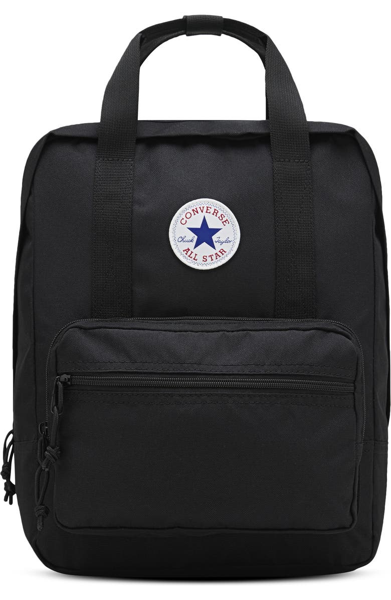 Converse Square Backpack, Main, color, Black