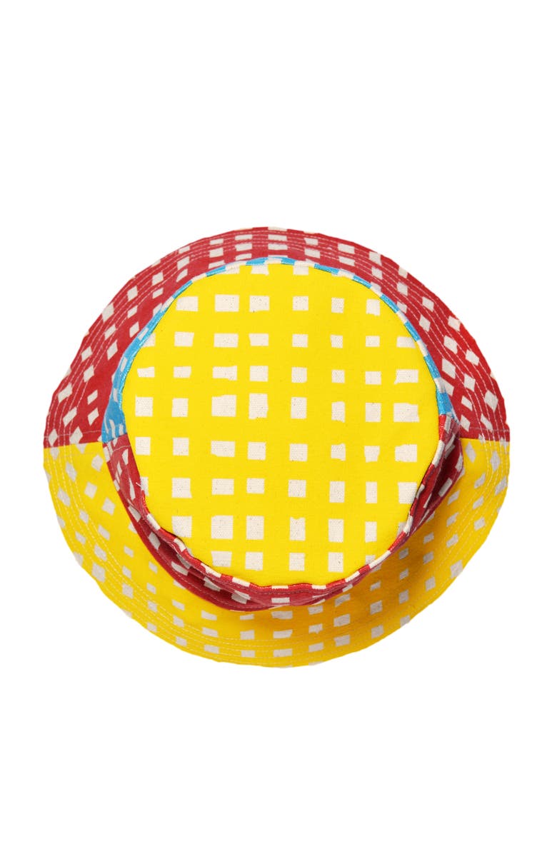 Dance Happy Grid Bucket Hat, Alternate, color, Tri-Color