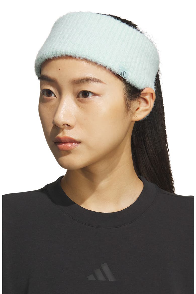 Lifestyle Fuzzy Headband, Alternate, color, HALO MINT GREEN/ GREY SIX