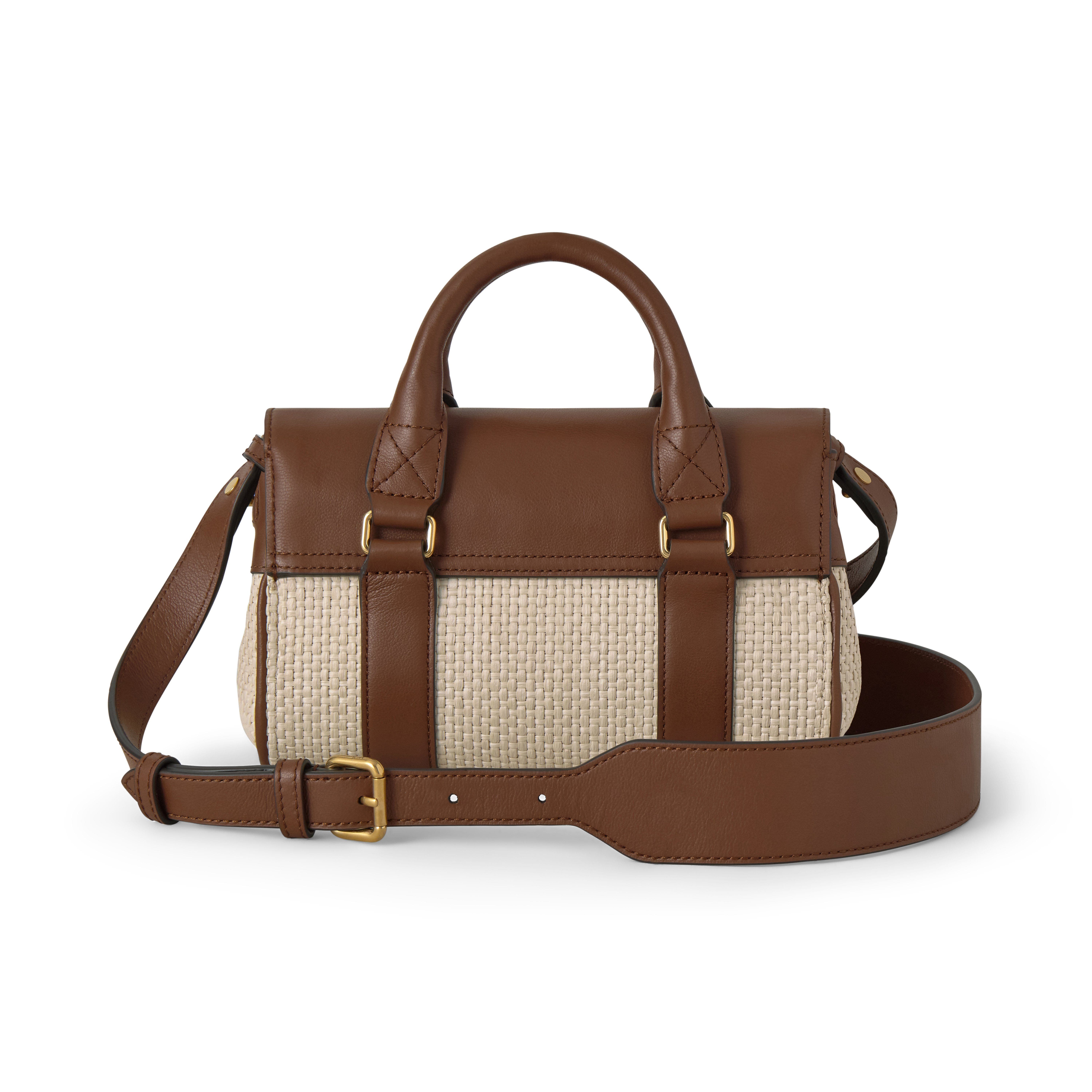Mulberry Mini Bayswater, Alternate, color, Ecru-Bright Oak