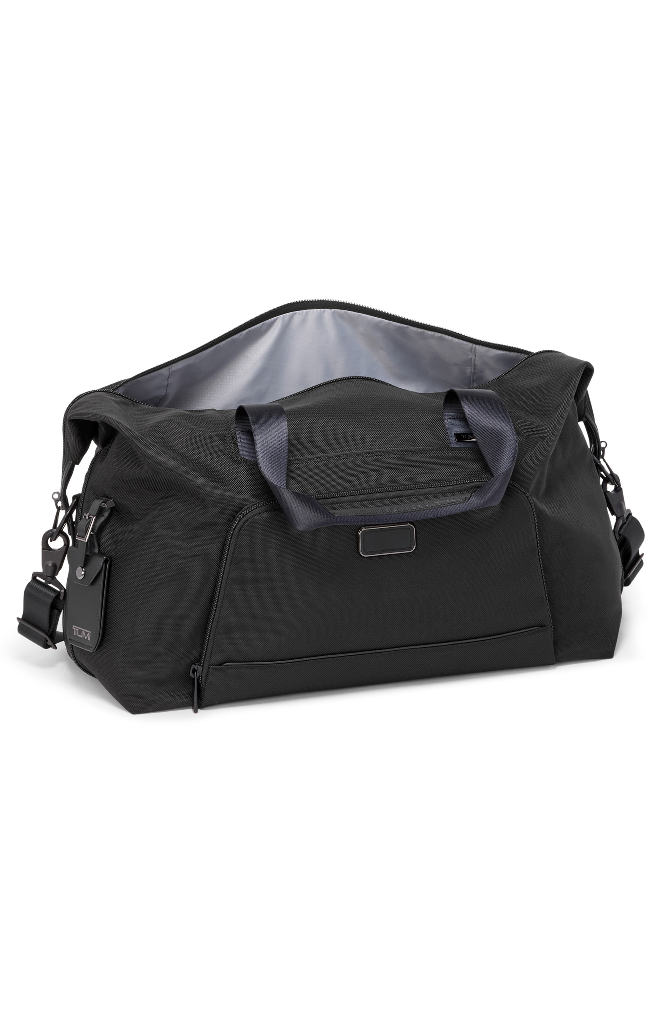 TUMI Double Expansion Duffel, Alternate, color, Black