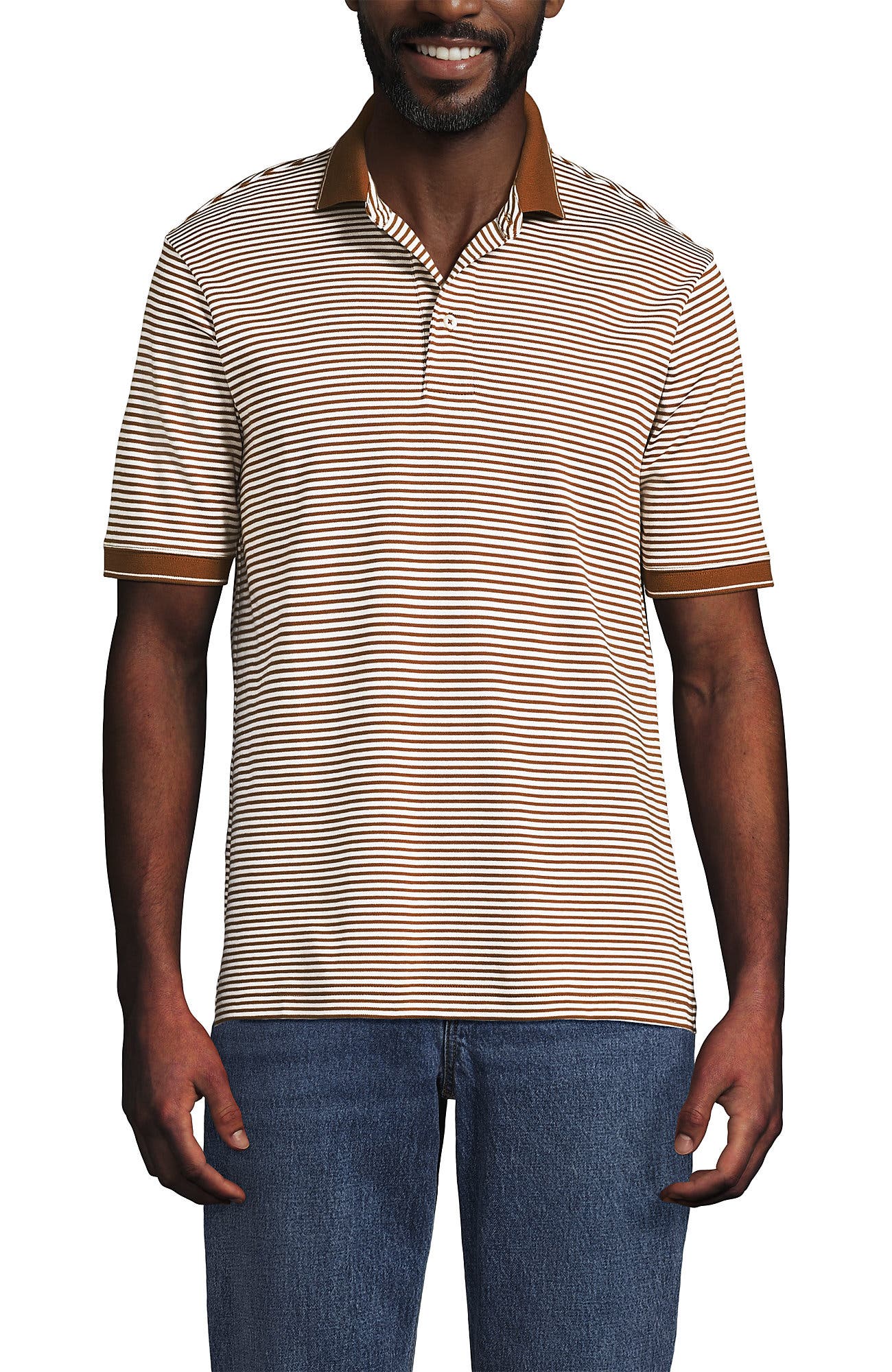 Rich Ginger Brown Stripe