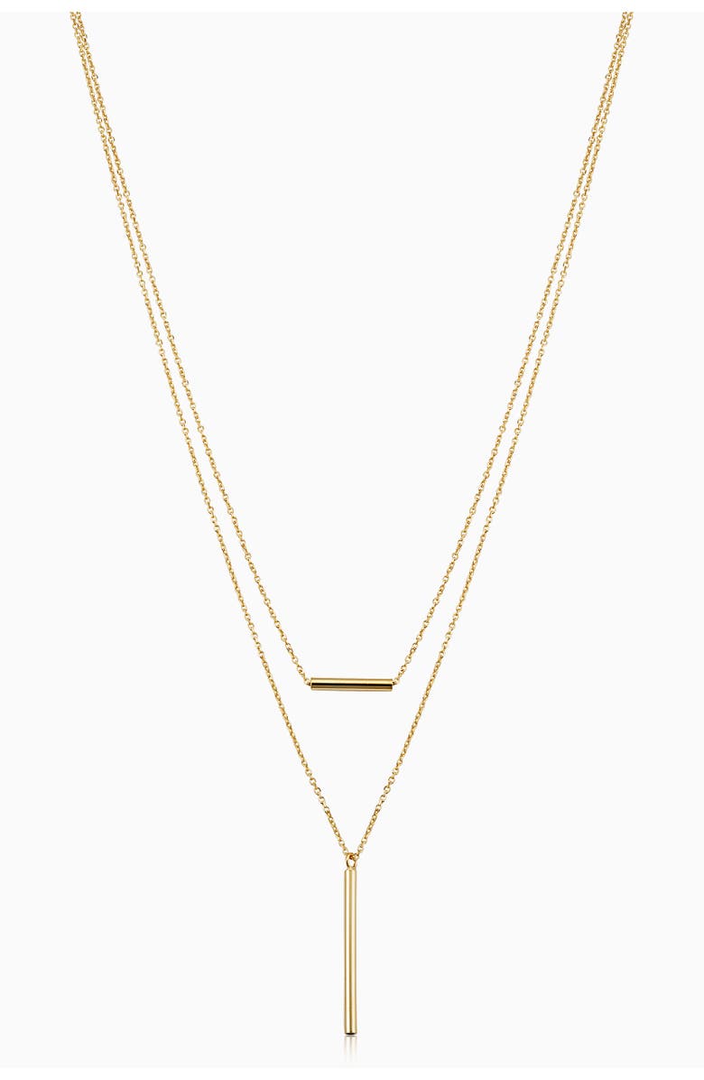 Oradina 14K Yellow Gold Vicenza Layered Necklace, Main, color, Yellow Gold