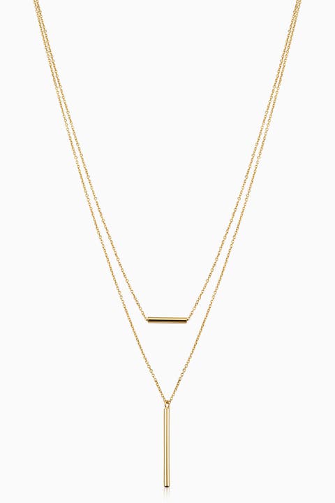 14K Yellow Gold Vicenza Layered Necklace