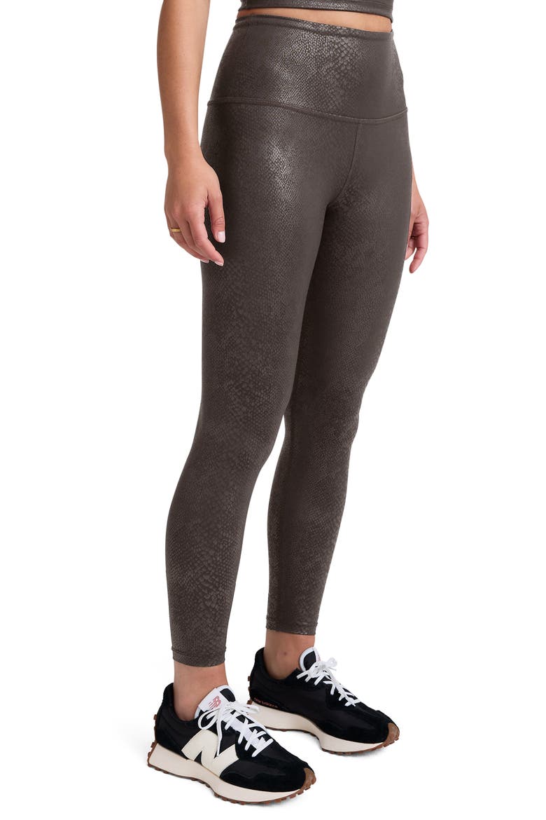 Viper High Waist Leggings, Alternate, color, ESPRESSO VIPER
