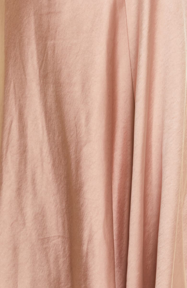 Ted Baker London Esta Cold Shoulder Satin Slipdress, Alternate, color, Dusky Pink