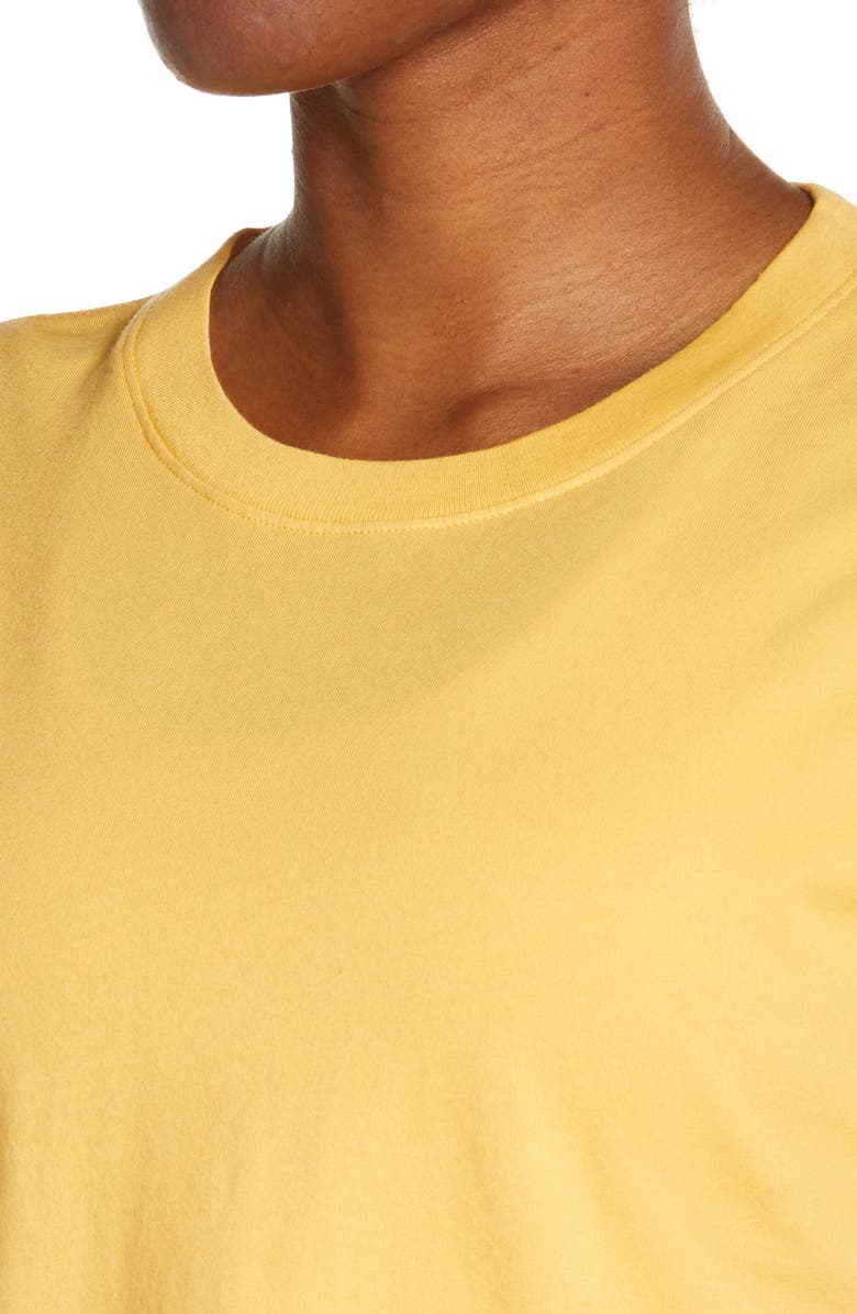 Outdoor Voices Short Sleeve Organic Cotton T-Shirt, Alternate, color, Mango