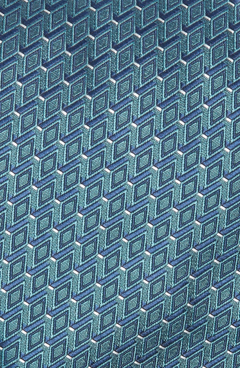Canali Micro Fancy Geo Silk Tie, Alternate, color, 