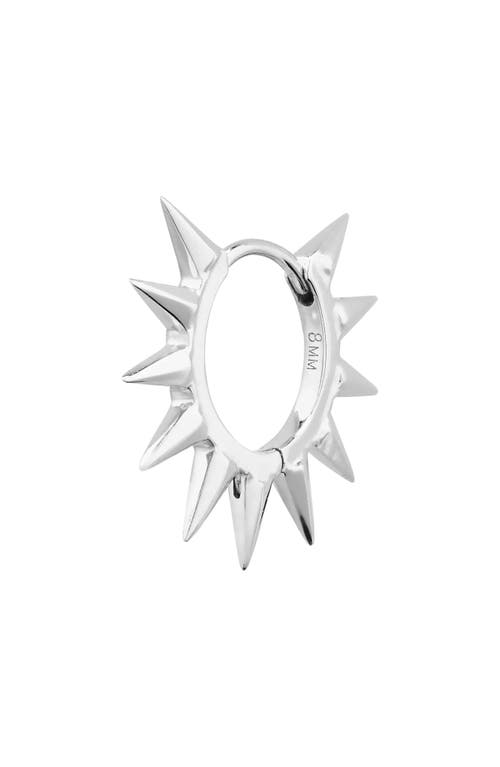 Maria Tash Spiked Hoop Earring In Metallic