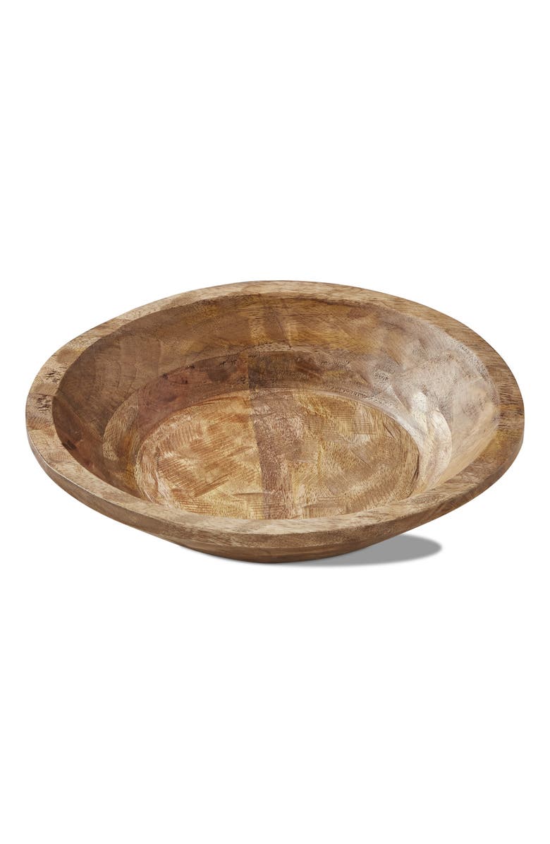 tag Watermill Round Dough Bowl - Natural Wood Serving Tray, Main, color, Beige