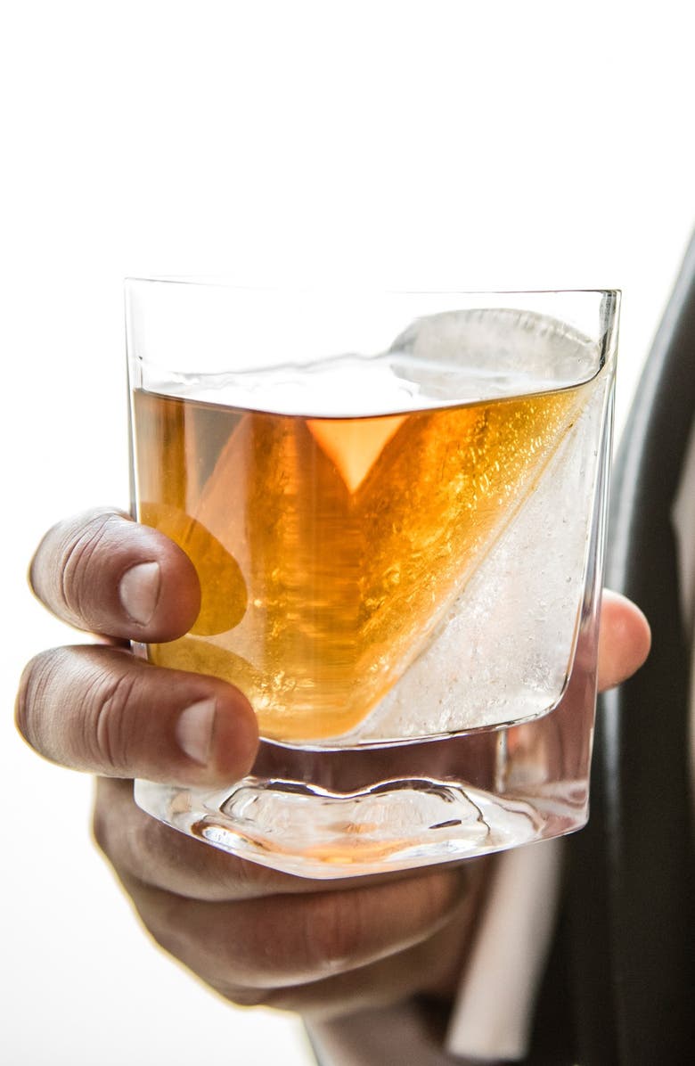 Corkcicle 'Whiskey Wedge' Double Old-Fashioned Glass, Alternate, color, 