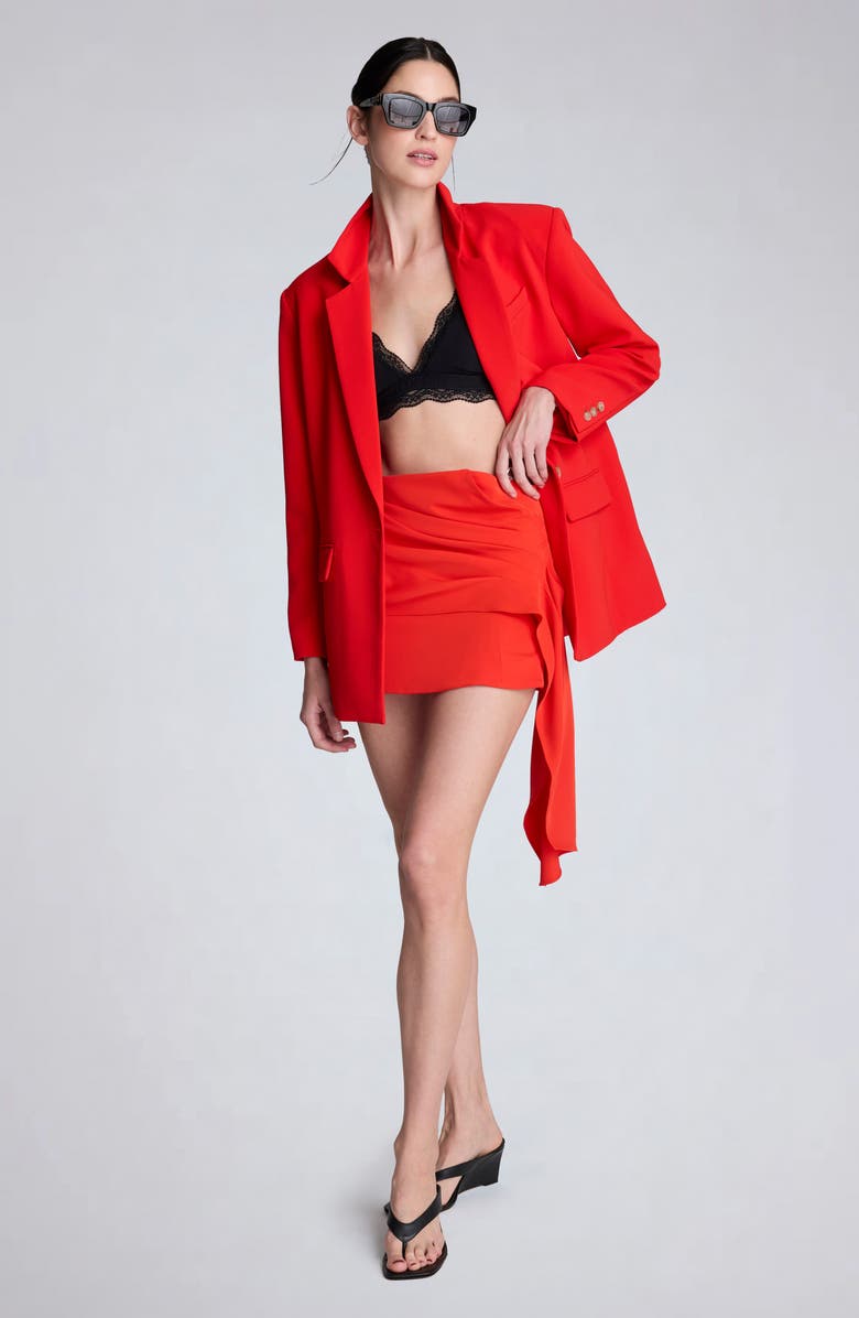 Kenneth Cole Oversize Luxe Twill Blazer, Alternate, color, 