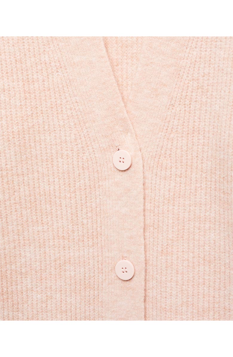 MANGO V-Neck Rib Duster Cardigan, Alternate, color, 