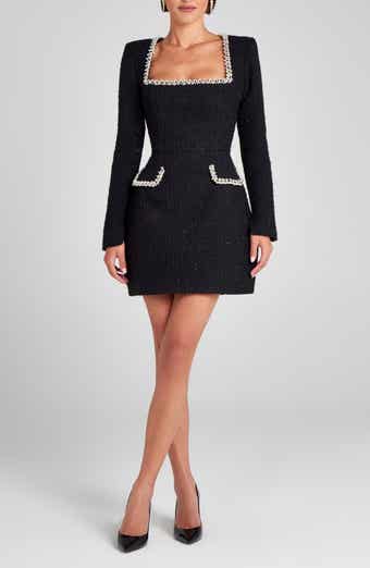 Natalie Metallic Tweed Minidress