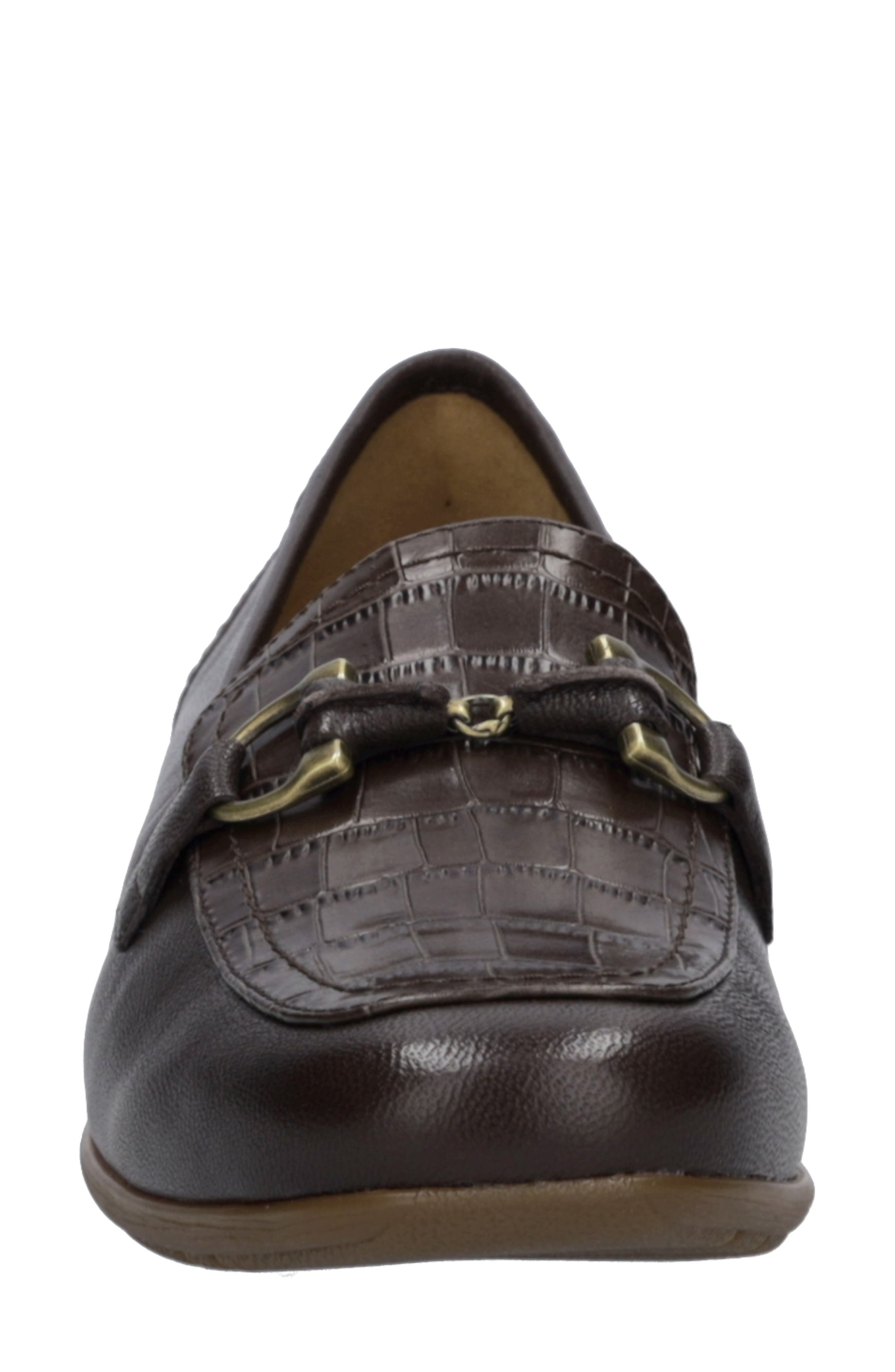 Fenja 40 Leather Loafer, Alternate, color, CHOCOLATE