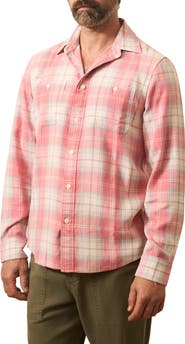 Faherty The Tried & True Plaid Chambray Button-Up Shirt