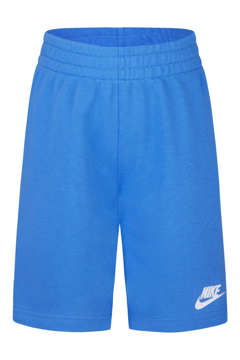 Kids' Sportswear Jersey Graphic T-Shirt & French Terry Shorts Set, Alternate, color, LIGHT PHOTO BLUE