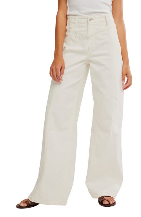 Libre Front Yoke Wide Leg Jeans