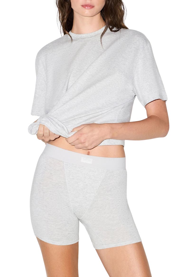 Boyfriend T-Shirt, Main, color, LIGHT HEATHER GREY