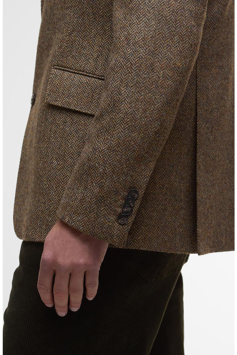 Firth Moons Wool Herringbone Sport Coat, Alternate, color, BROWN
