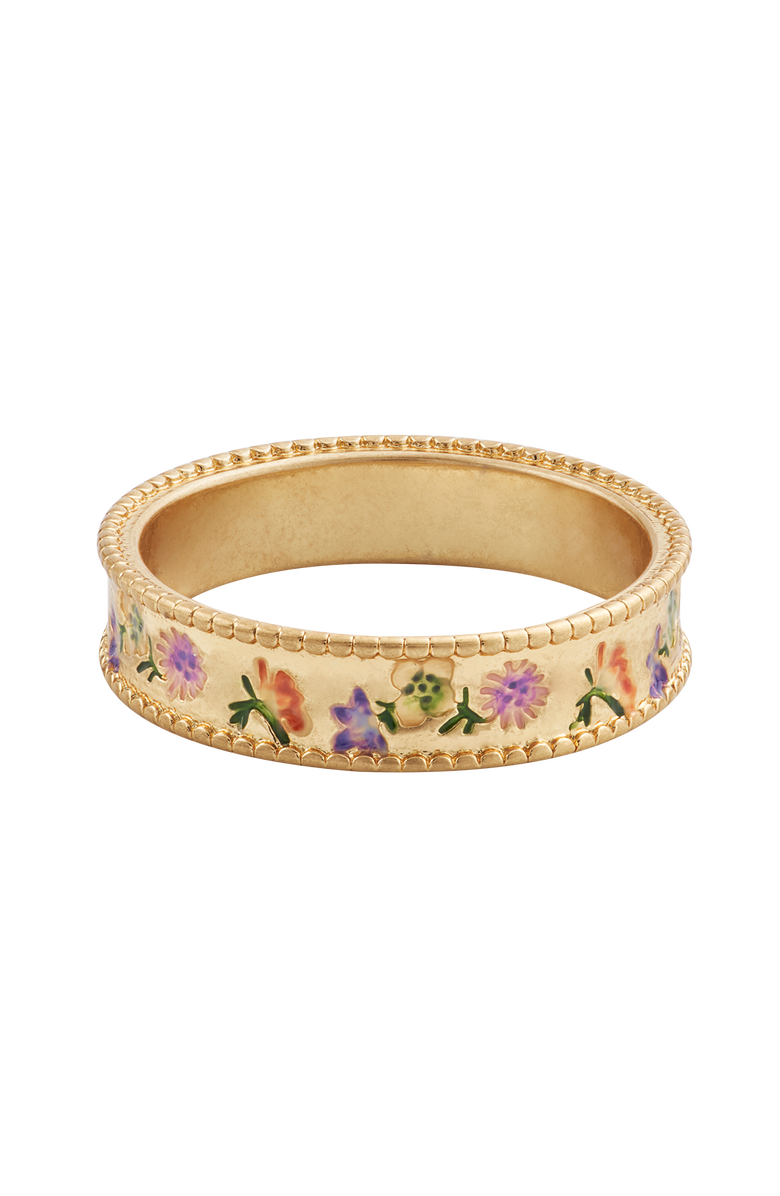 Fable England Folksy Floral Ring, Alternate, color, Gold