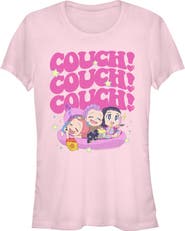 KPop Demon Hunters Junior's KPop Demon Hunters Cute Friendship Couch Time  Graphic T-Shirt