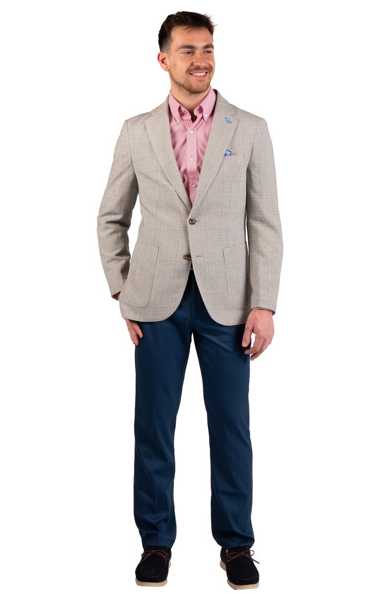 TailorByrd Mini Melange Check Sport Coat, Alternate, color, Sage