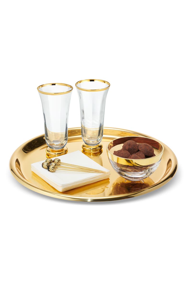 Marzia Tray, Alternate, color, GOLD