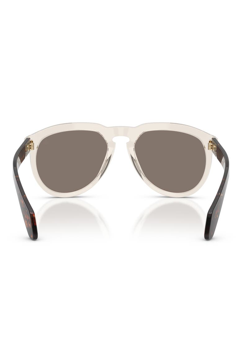 Isopleth 56mm Pilot Sunglasses, Alternate, color, BUTTER / MIRROR GOLD