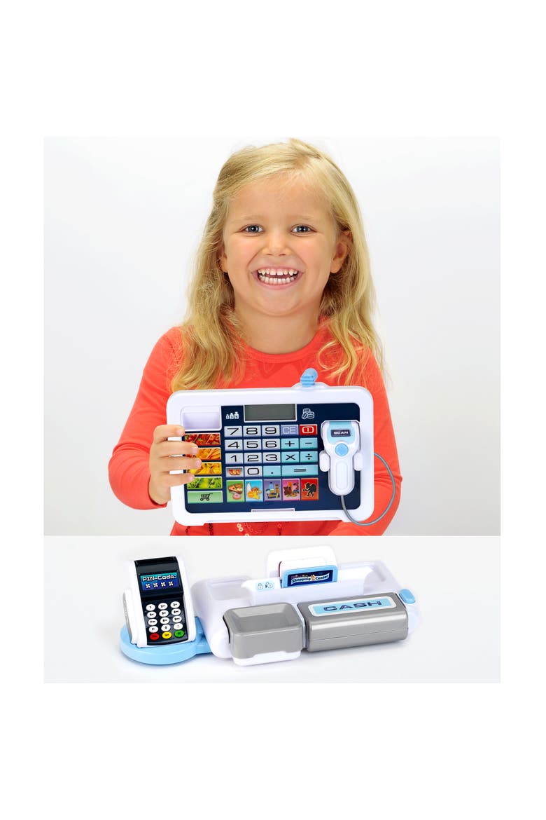 Shopping Center, Tablet & Cash Register Station, Alternate, color, Multicolored