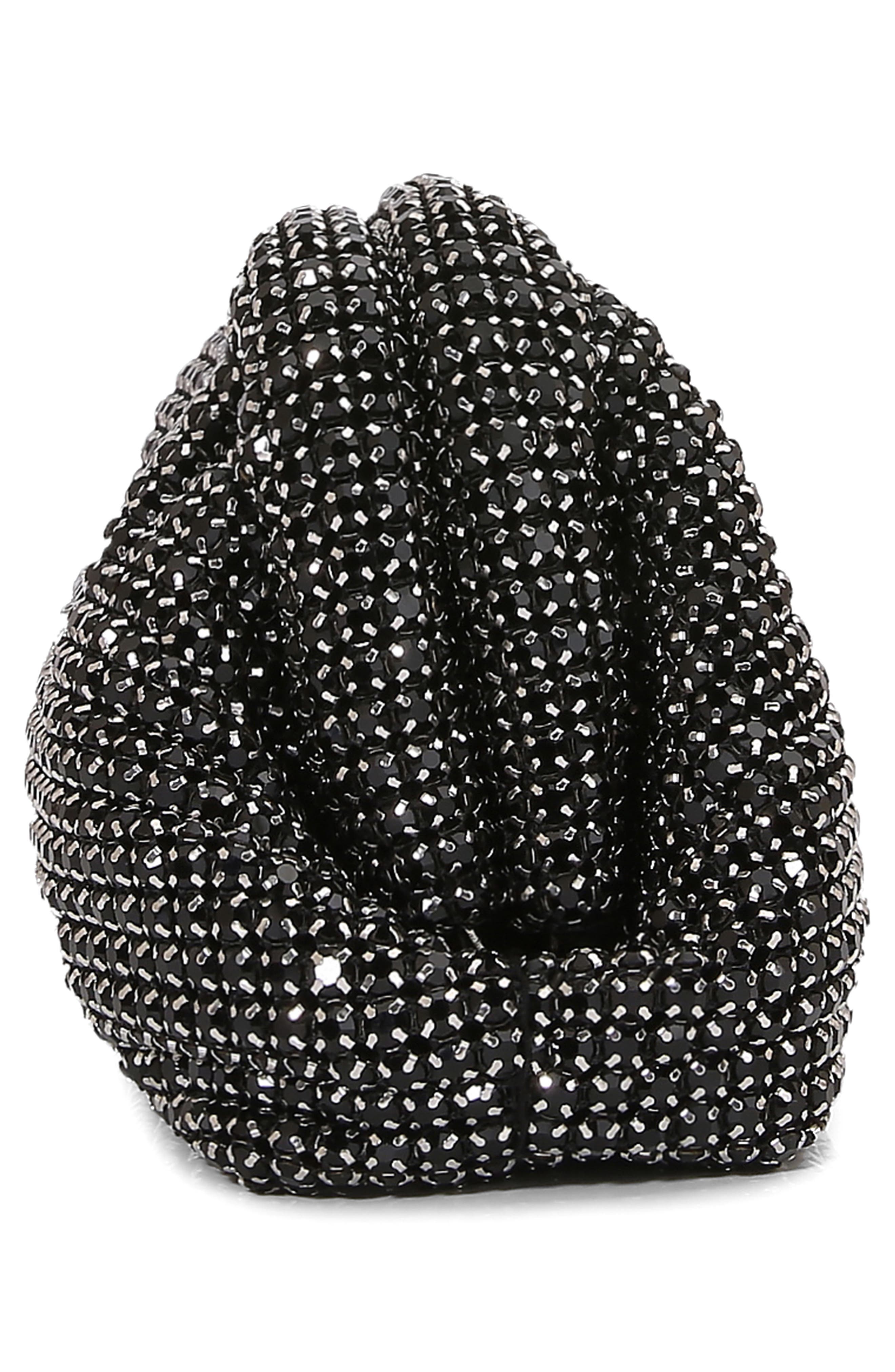 BERNESS Crystal Clutch, Alternate, color, Black