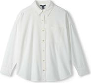 Hatley Semi Sheer Cotton Button-Up Top