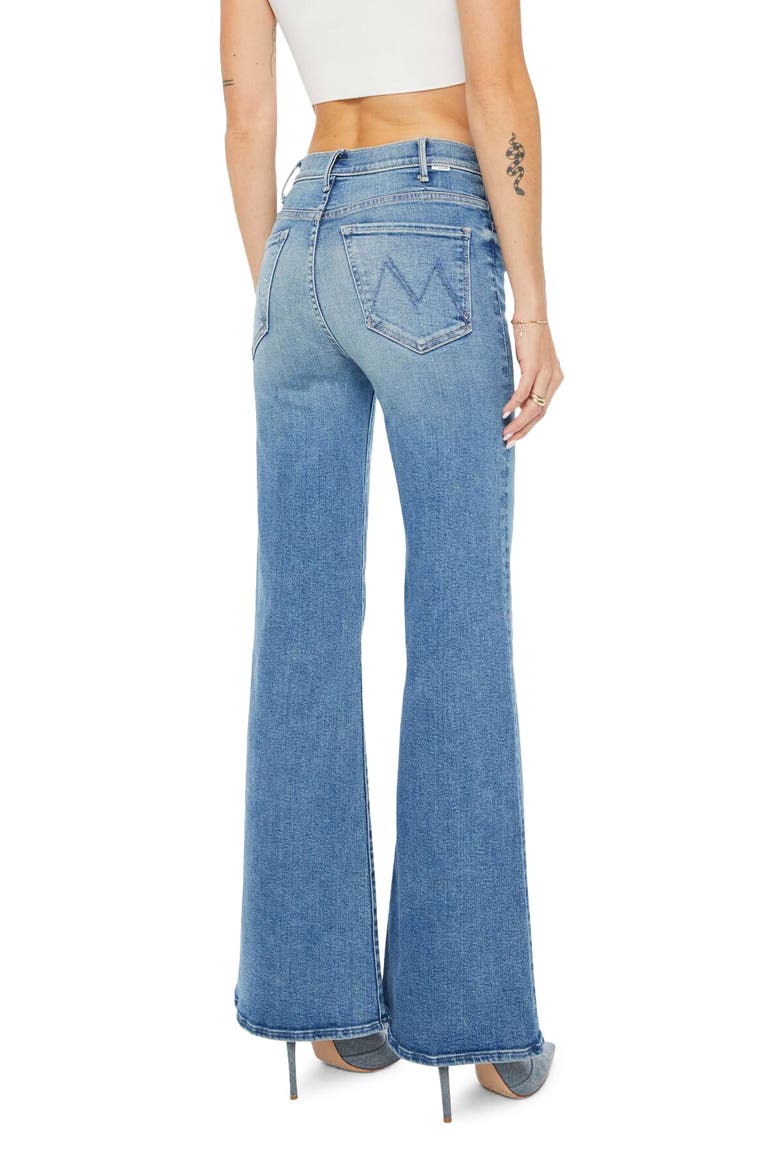 Hustler Roller Sneak Flare Jeans, Alternate, color, RIDING THE CLIFFSIDE