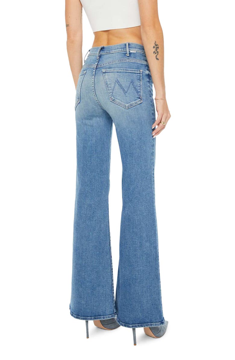 MOTHER Hustler Roller Sneak Flare Jeans, Alternate, color,