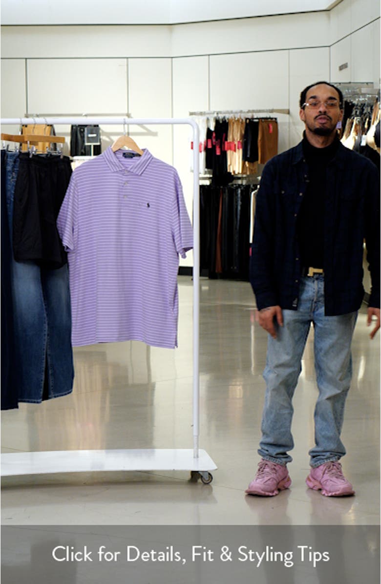 Classic Fit Stripe Cotton Polo, sales video thumbnail