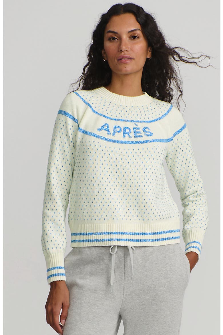 Drifter Raglan Sleeve Easy Fit Sweater, Main, color, Bright Cerulean Apres