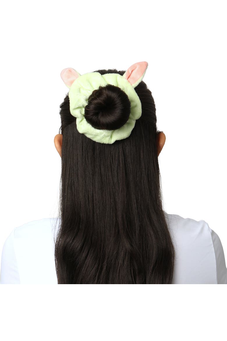 Mandalorian Grogu Hair Scrunchies 3-Piece Set Official License, Alternate, color, Green