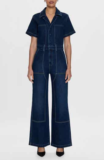 Pistola Jacob Wide Leg Denim Jumpsuit