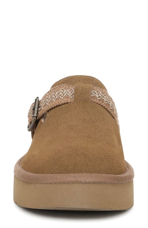 Blowfish Malibu Monday Faux Shearling Lined Clog Slipper In Brown