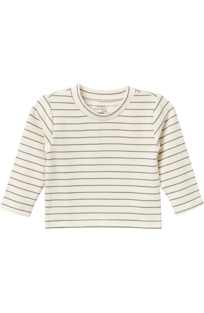 Modern Moments<sup>™</sup> by Gerber Microplush Overall & Shirt Set, Alternate, color, Medium Gray