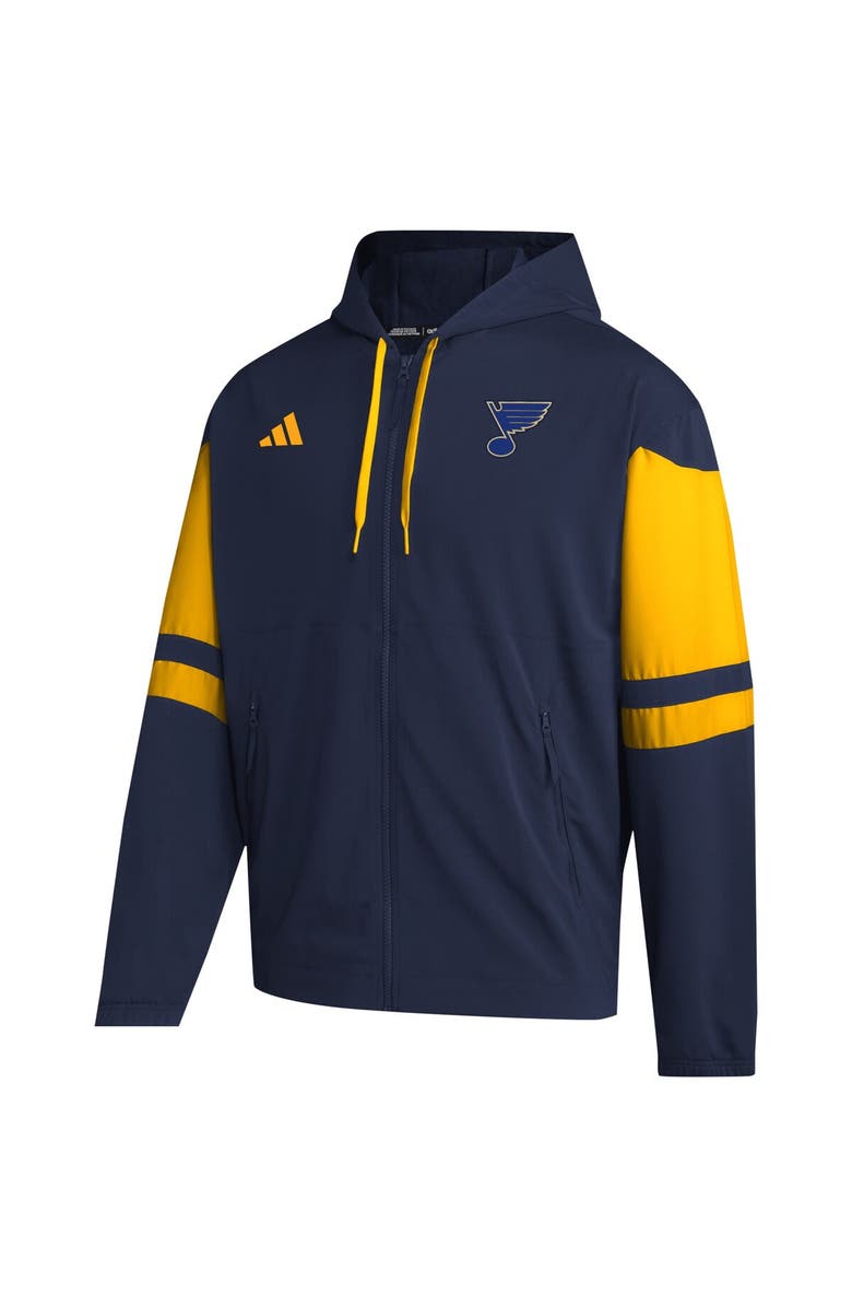 adidas Men's adidas  Navy St. Louis Blues Full-Zip Hoodie, Alternate, color, 