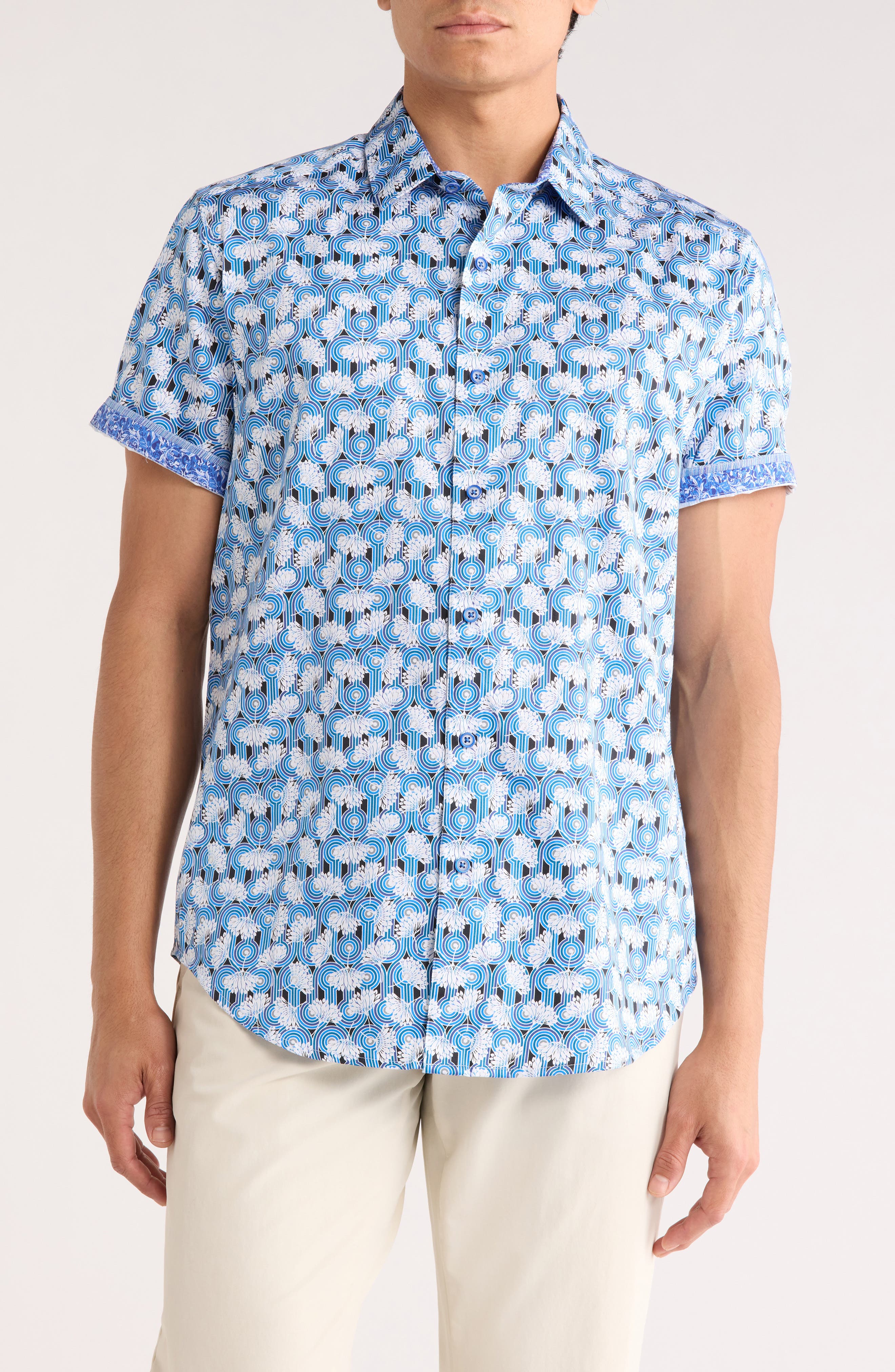 Robert Graham Print Short Sleeve Shirt