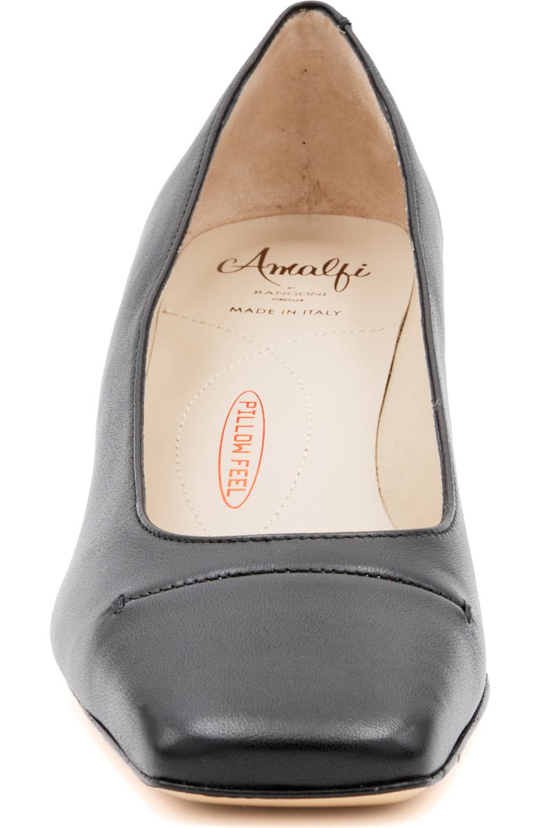 Amalfi by Rangoni Serapide Cap Toe Pump, Alternate, color, Black Parmasoft