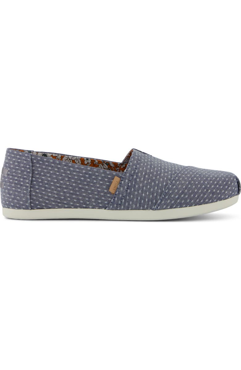 TOMS Classic Alpargata Slip-On, Alternate, color, Light/ Pastel Blue